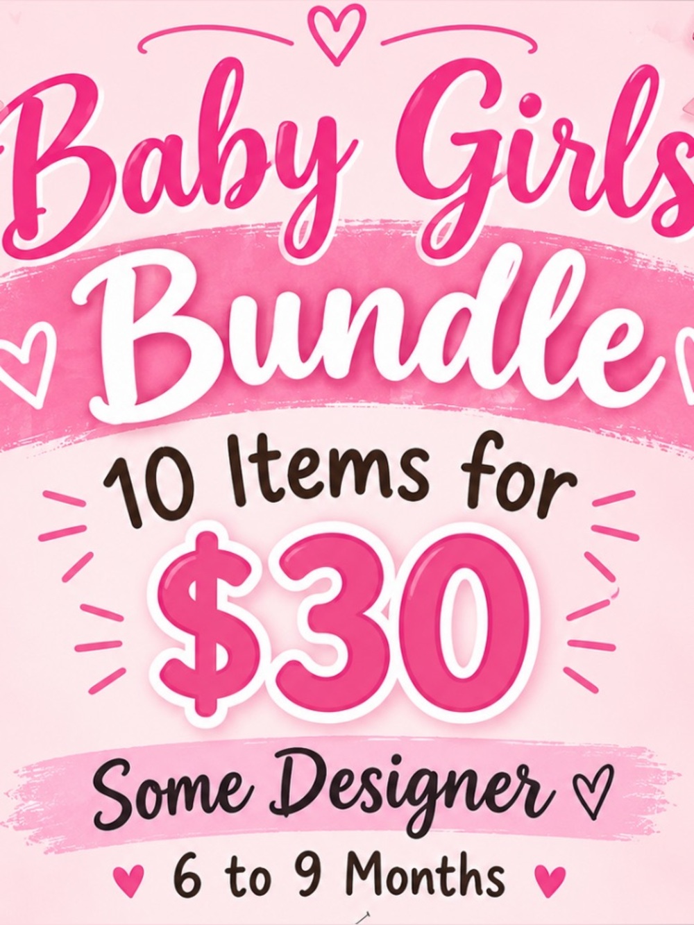Baby Girls Bundle - Pink - Unbranded